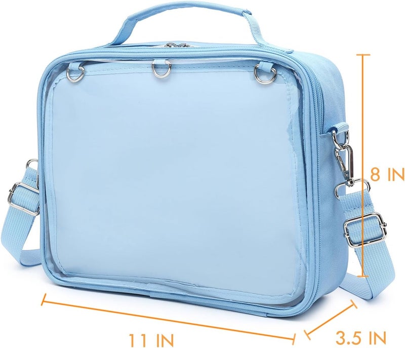 CHERRY SAUCE Dopamine Color Ita Bag Backpack Satchel Oxford Crossbody Messenger Shoulder Bag - Image 2